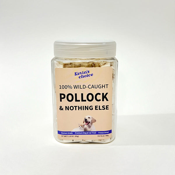 Nothing Else Pet Treat - Wild Caught Pollock 4.2oz.(120g)